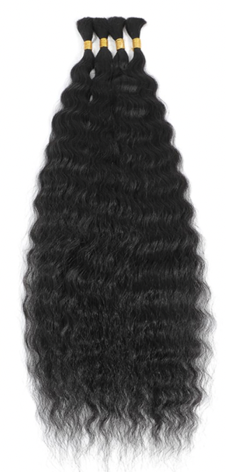 BIJOUX SUPER WAVE BULK Human Hair 18&quot; 1B