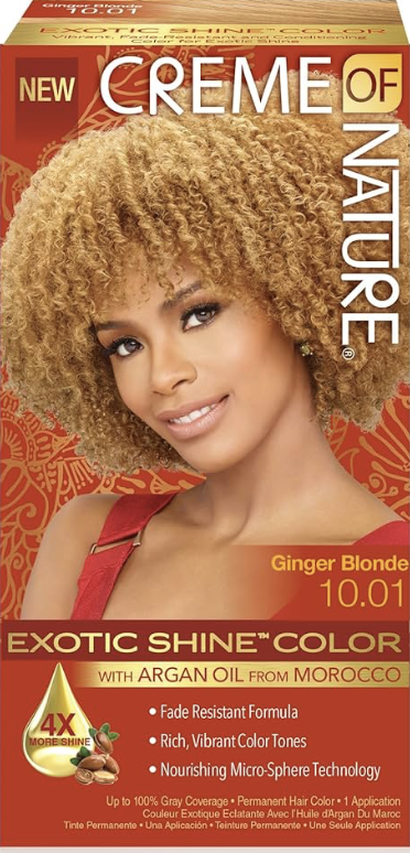 CREME OF NATURE EXOTIC SHINE COLOR  Ginger Blonde 10.01
