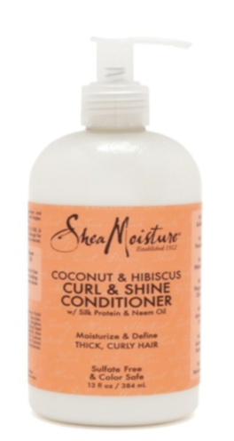 SHEA MOISTURE CURL &amp; SHINE COCONUT HISBISCUS CONDITIONNER