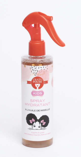 CRAZY POUSS AFRO NATUREL KIDS SPRAY HYDRATANT L'HUILE DE NIGELLE 250ML