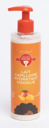CRAZY POUSS AFRO NATUREL LAIT CAPILLAIRE MANGUE