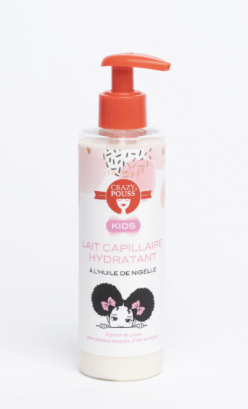 CRAZY POUSS AFRO NATUREL KIDS LAIT CAPILLAIRE HYDRATANT L'HUILE DE NIGELLE 250ML