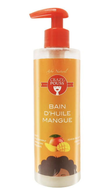 CRAZY POUSS AFRO NATUREL BAIN D'HUILE MANGUE