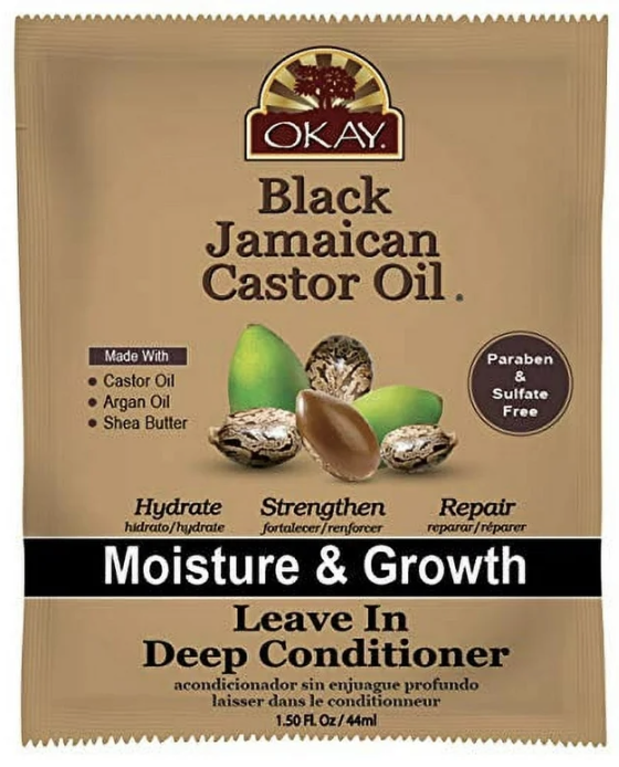 OKAY LEAVE-IN CONDITIONNER BLACK CASTOR OIL