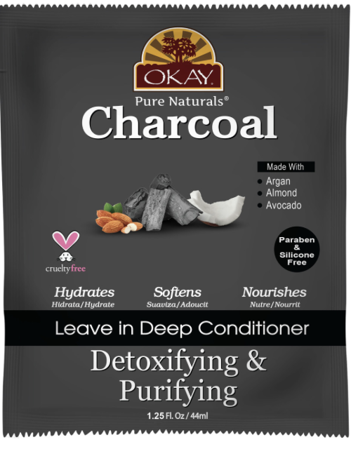 OKAY LEAVE IN CONDTIONNER CHARCOAL 44ML