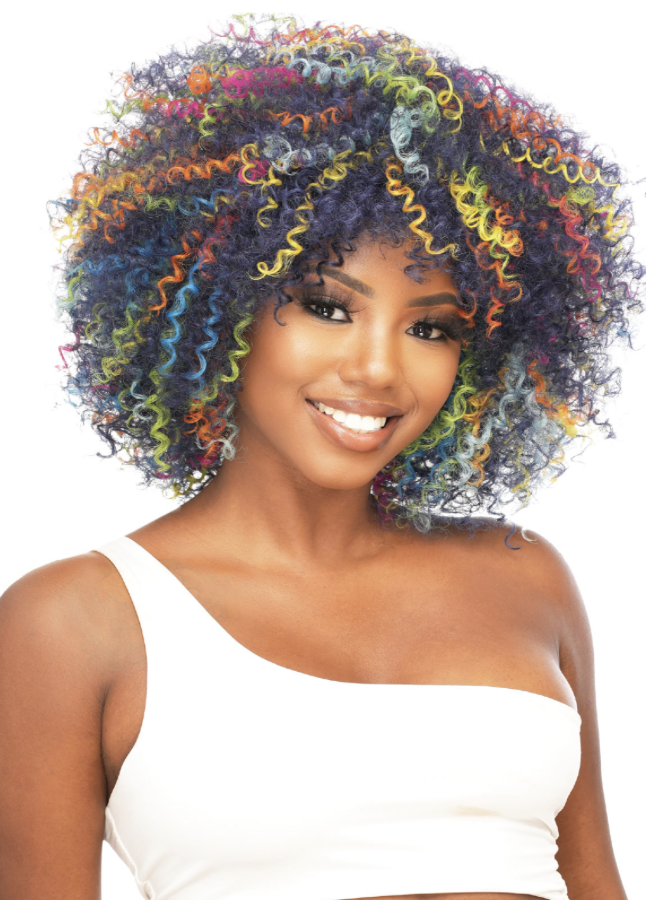 AFRO QUEEN 14&quot; RAINBOW