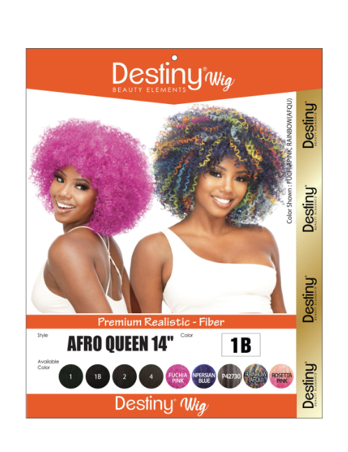 AFRO QUEEN 14&quot; 1 PERRUQUE