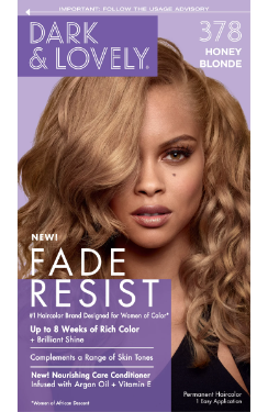 DARK &amp; LOVELY HONEY BLONDE 378 FADE RESIST