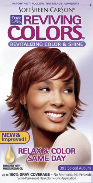 DARK & LOVELY SPICED AUBURN 393 REVIVING COLOR NO AMMONIAQUE