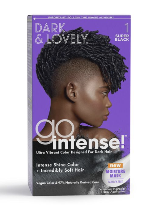 DARK &amp; LOVELY GO INTENSE SUPER BLACK 1