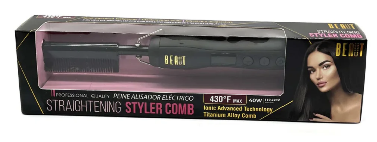 BEAUT STRAIGHTENING STYLER COMB