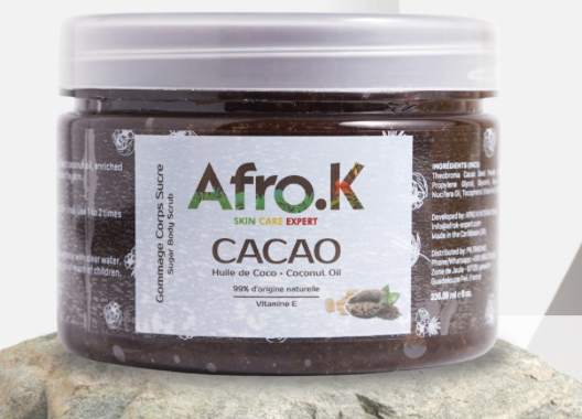 Afro.K Gommage corps Cacao 236.59mL