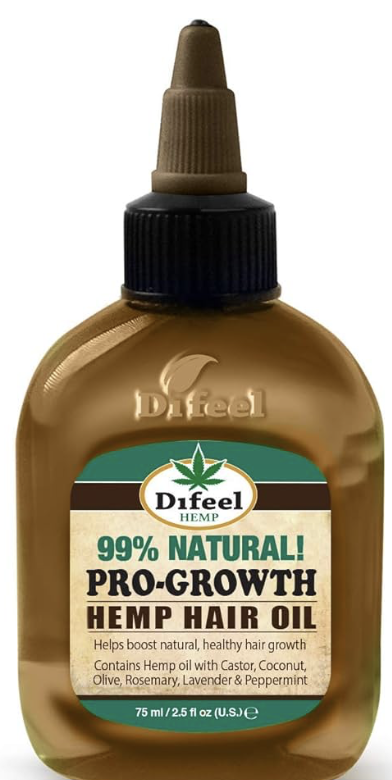 DIFEEL HEMP 99% NATURAL! STRENGTHEN HEMP HAIR OIL