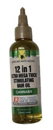 AFRICAN ANTI AGING PRENIUM HAIR OIL CANABIS 100ML