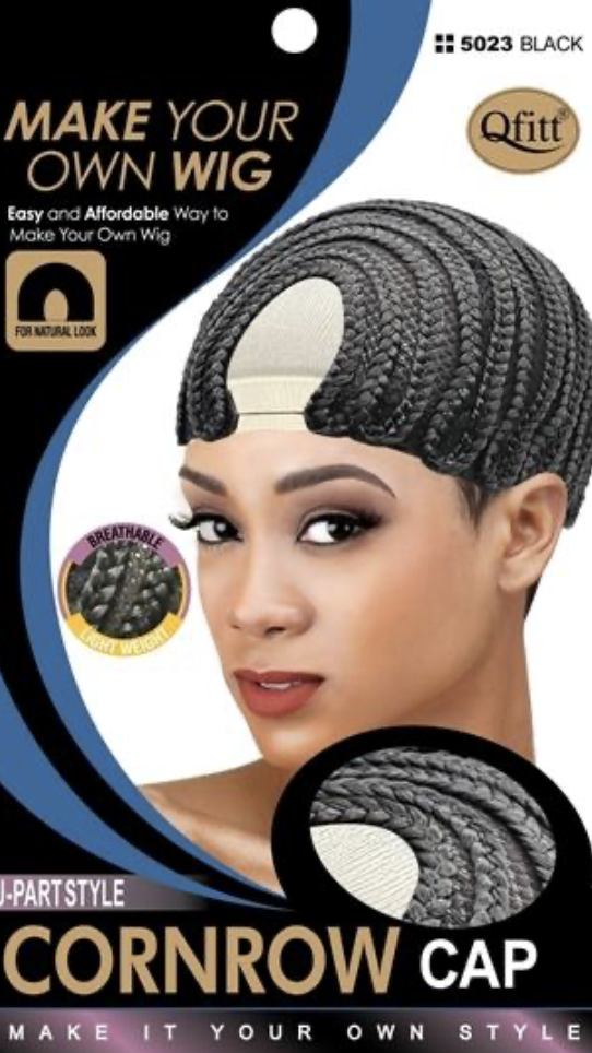 QFITT CORNROW CAP - BLACK