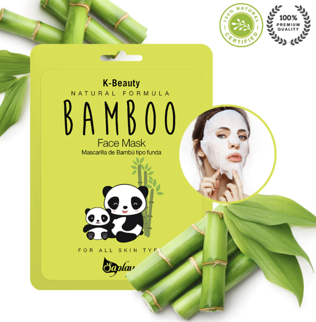 K-BEAUTY BAMBOO FACE MASK