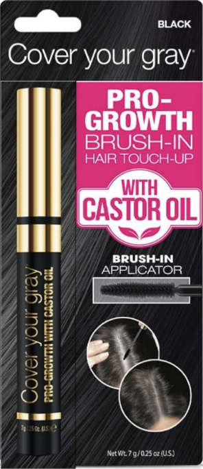 COVER YOUR GRAY MASCARA  WITH CASTOR OIL BLACK