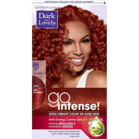 DARK &amp; LOVELY GO INTENSE SPICEY RED 66