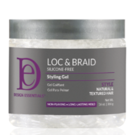 DESIGN ESSENTIALS LOC &amp; BRAID STYLING GEL