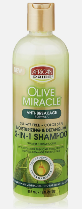 AFRICAN PRIDE OLIVE MIRACLE 2N1 SHAMPOO &amp; CONDITIONER 354 ML 