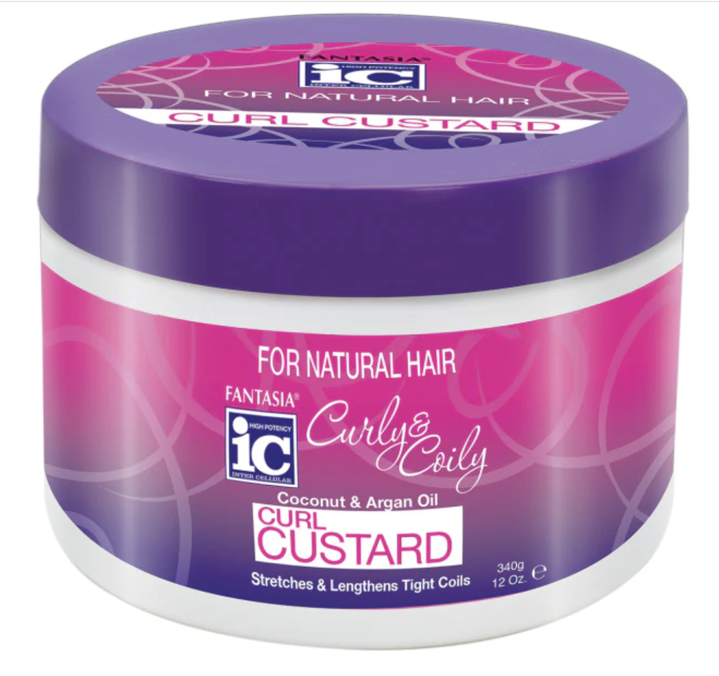 I.C. CURLY &amp; COILY 12oz CURL CUSTARD