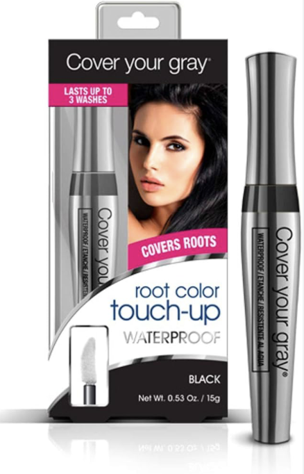 COVER YOUR GRAY HAIR COLOR TOUCH-UP WATERPROOF BLACK