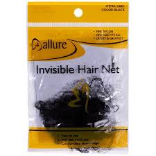 ALLURE INVISIBLE HAIR NET BROWN 3PCS #63002