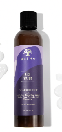 AS I AM RICE  WATER CONDITIONER  8 OZ