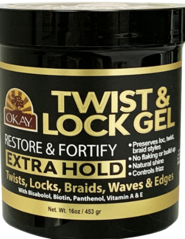 OKAY TWIST LOCKS GEL 16 OZ