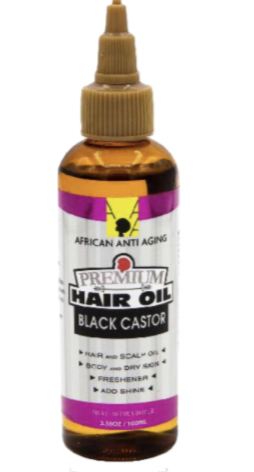 AFRICAN ANTI AGING PREMIUM HAIR OIL BLACK CASTOR