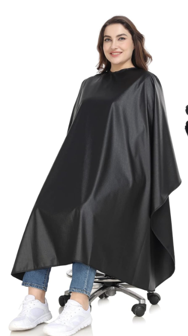 SALON WEAR CAPE BLACK