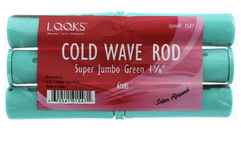 LQQKS COLD WAVE ROD SUPER JUMBO GREEN