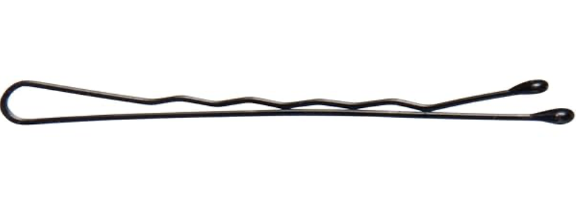 LQQKS JUMBO BOBBY PINS 3&quot; BLACK