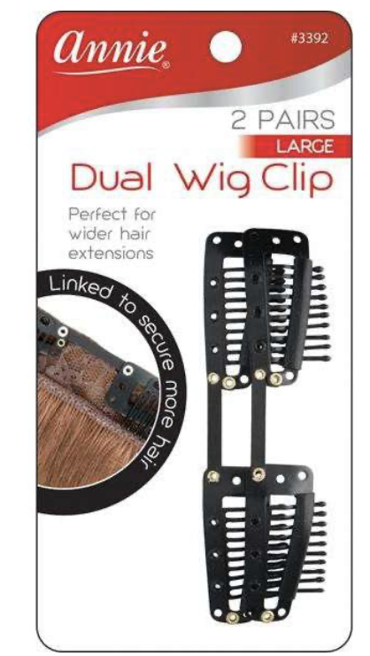 ANNIE DUAL WIG CLIP 2 PAIRS LARGE