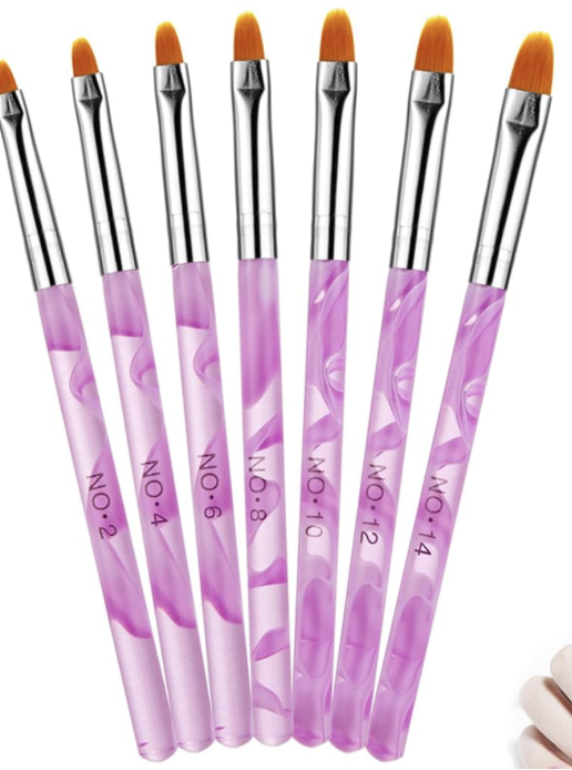 BEAUT NAIL BRUSH SET 7 PCS