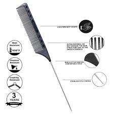 PROFESSIONAL QUALITY CARBON PIN TAIL COMB