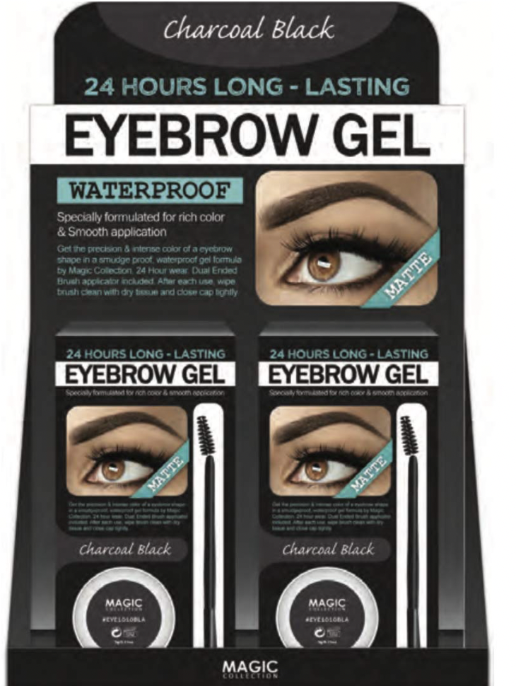 EYEBROW GEL CHARCOAL BLACK