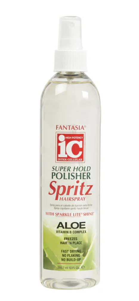 FANTASIA I.C SPRITZ HAIR POLISHER SPRAY 10 OZ SUPER HOLD