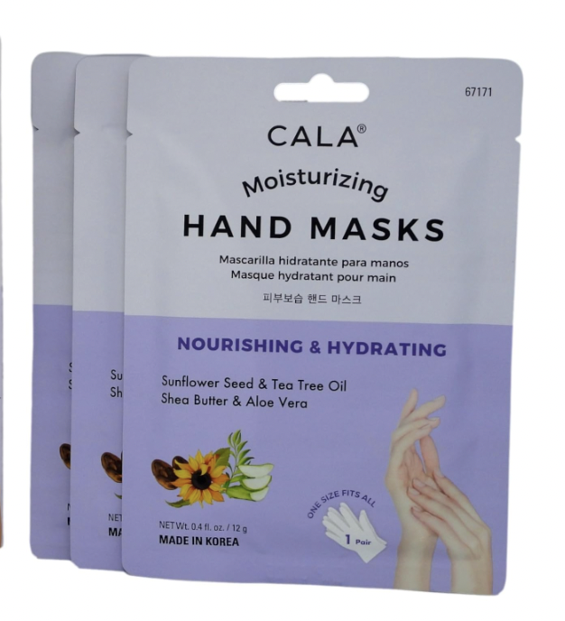 CALA MOISTURIZING HAND MASKS SHEA BUTTER &amp; ALOE VERA