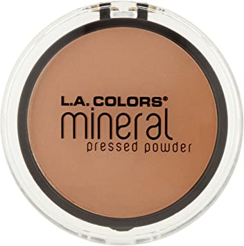 L.A COLORS MINERAL PRESSED POWDER - EBONY