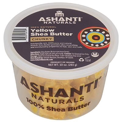 Ashanti 100% Shea Butter Chunky 295mL Yellow