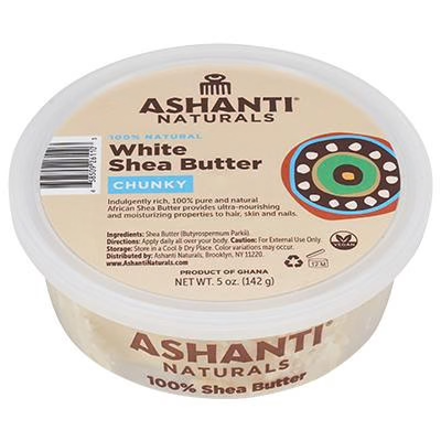 Ashanti 100% Shea Butter Chunky 147 mL White