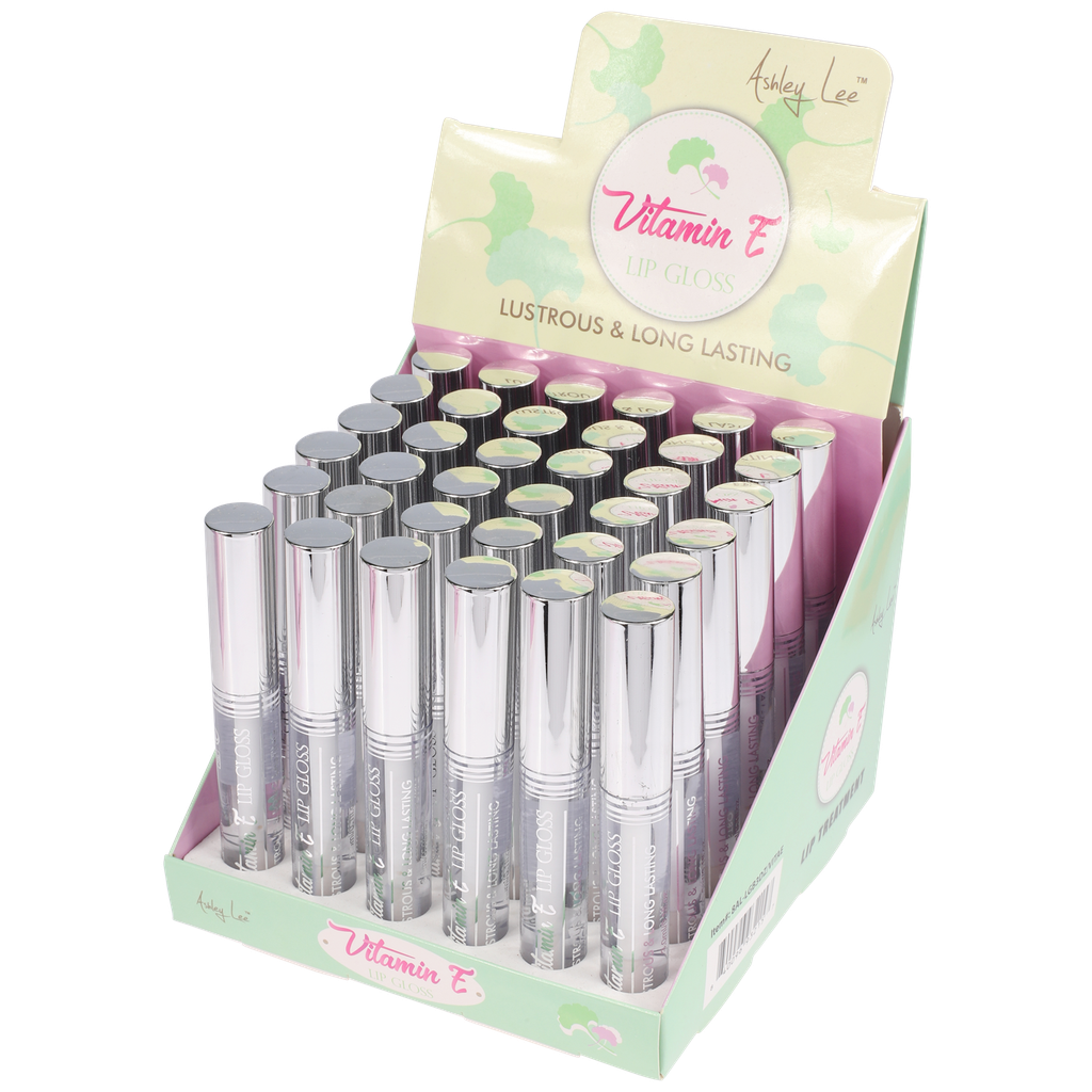 ASHLEY LEE CLEAR LIPGLOSS BOTTLE VITAMINE