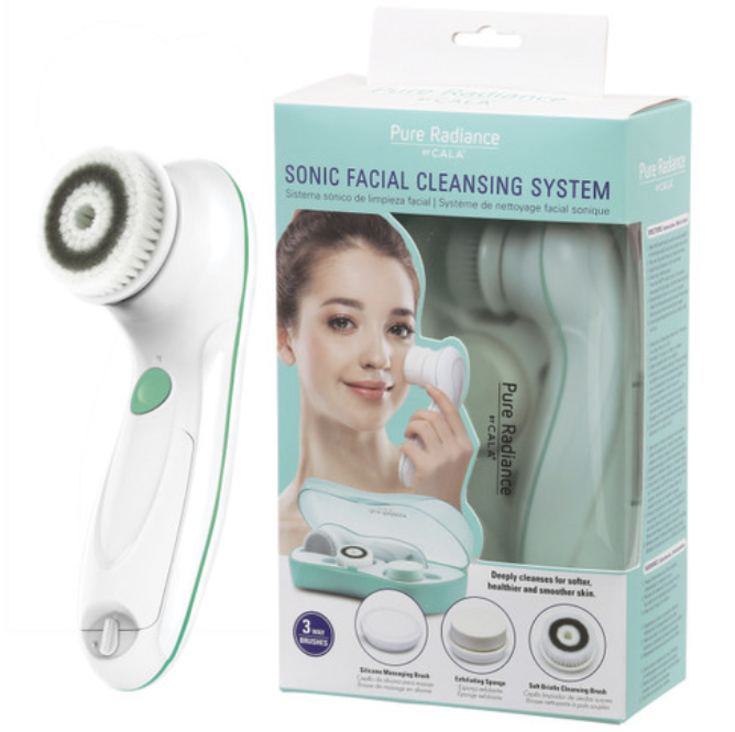 Pure radiance sonic facial cleansing systeme