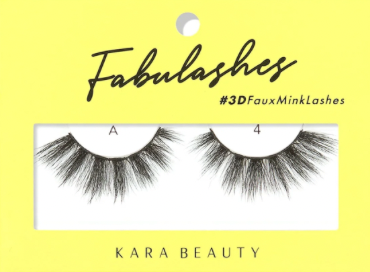 KARA BEAUTY FABULASHES MINK LASHES A4