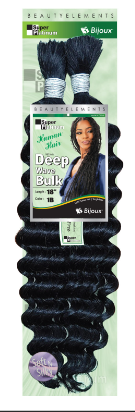 BIJOUX DEEP WAVE BULK Human Hair 20&quot; 1