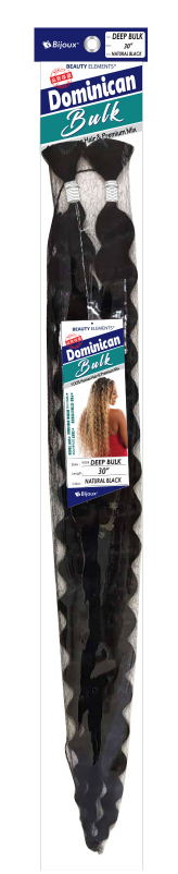 BIJOUX DOMINICAN BULK WATER Bulk 30&quot; NATURAL BLACK