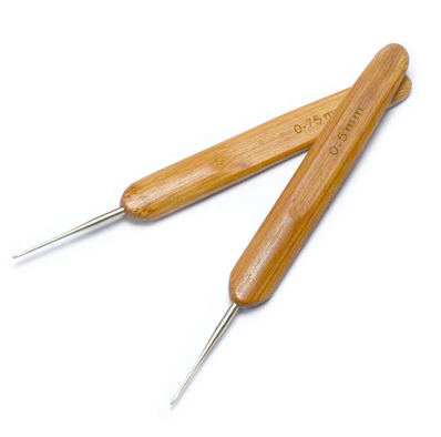 LQQKS BAMBOO HANDLE SINGLE NEEDLE 0.5 MM