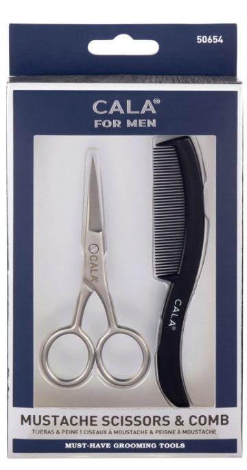 CALA FOR MEN MUSTACHE SCISSORS &amp; COMB