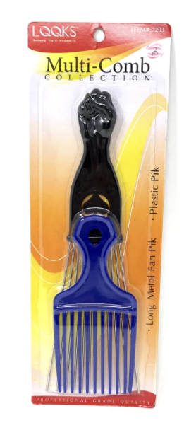 LQQKS MUTI COMB LONG METAL PIK &amp; PLASTIC PIK